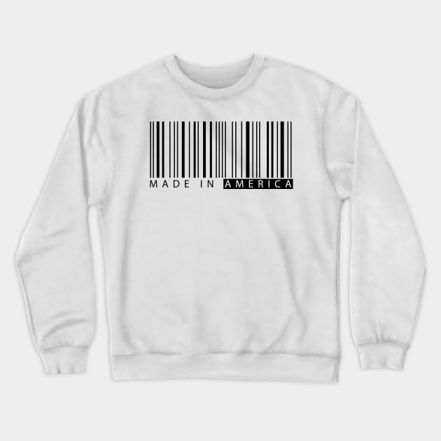 Made In America Crewneck Sweatshirt by Jotted Designs